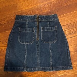 Madewell Jean skirt